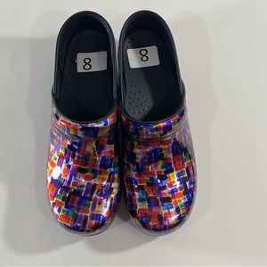 Dansko Colorful Patterned Mules